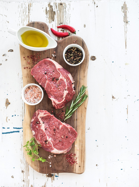 Raw fresh meat Ribeye steak - Zdjęcie, obraz