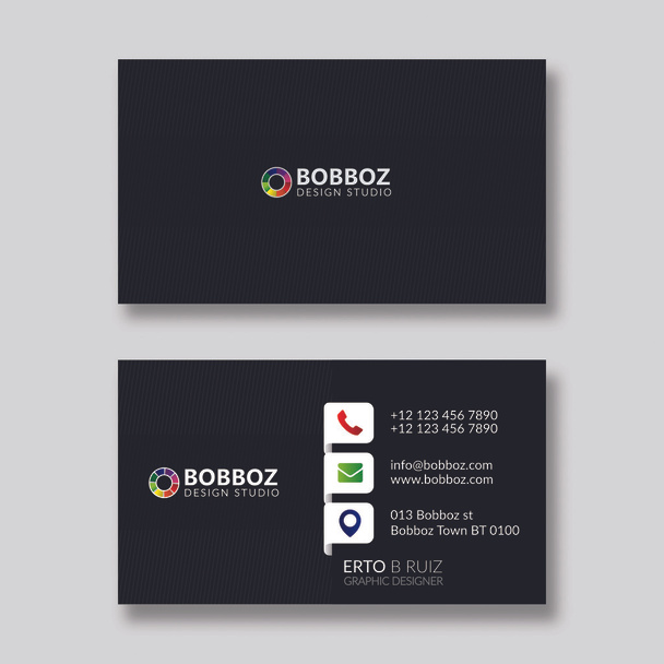 Business Card Template - Vector, Image