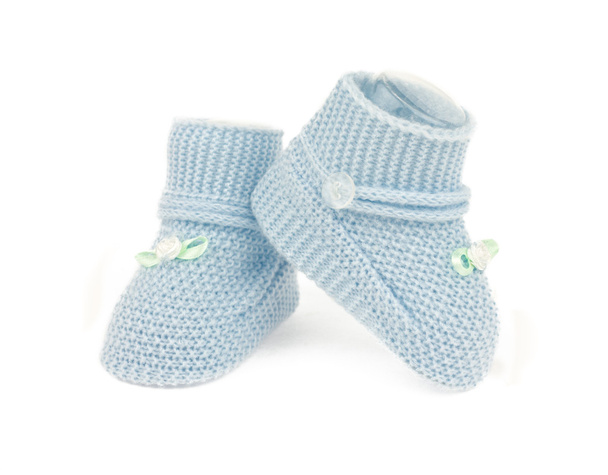 Blue baby shoes - Photo, Image