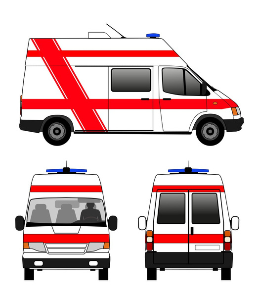 救急車 emergecny - ベクター画像