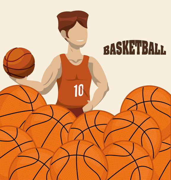 baloncesto deporte diseño
  - Vector, Imagen