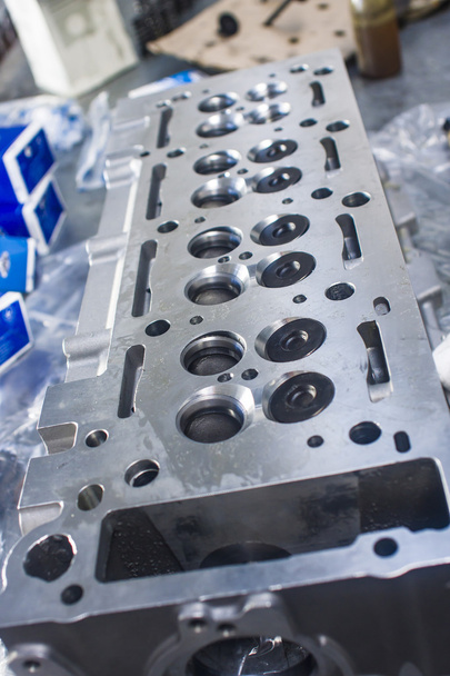 New cylinder head of a diesel engine - Photo, Image