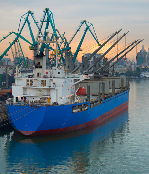 Industrial ship in Batumi comercial port - Fotó, kép