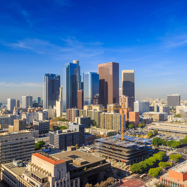 Downtown LA  skyline cityscape California - Foto, afbeelding