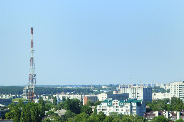 Panoraama Chernihiv kaupungin ylhäältä rakennusten
 - Valokuva, kuva