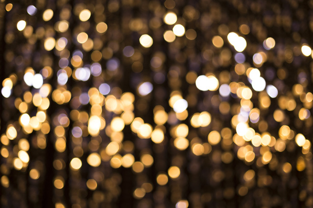 Abstract glittering lights, gold - Photo, Image