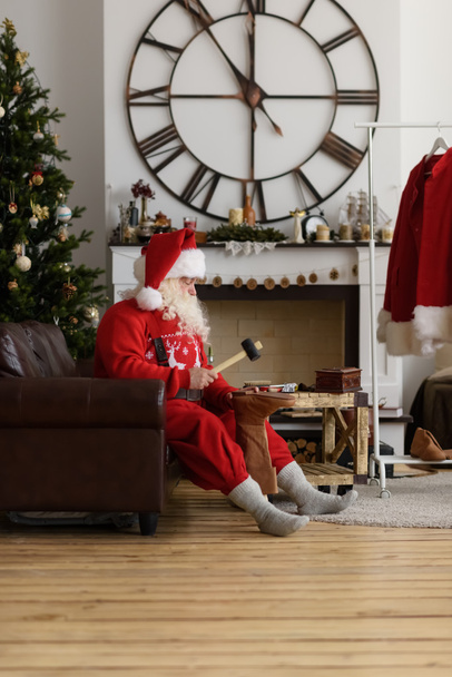 Santa Claus at Home - Foto, Imagen