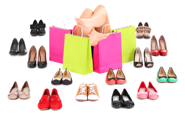 Shoe shopping - Zdjęcie, obraz