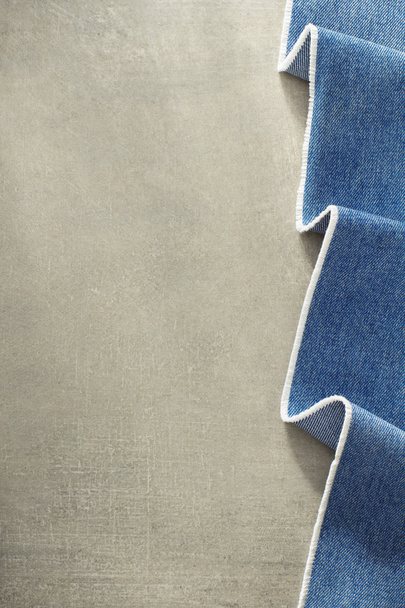 blue jeans texture on wood - Φωτογραφία, εικόνα