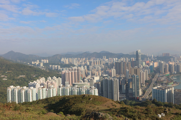  Tsuen Wan üzerinden şehir Kowloon Hong Kong - Fotoğraf, Görsel
