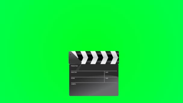 movie production clapperboard and fil - Footage, Video