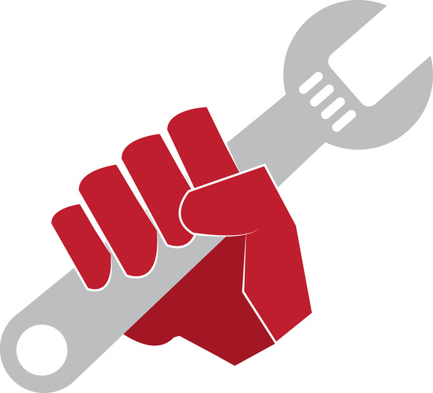 Wrench Hand - Vector, Image