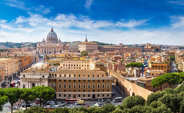 Rome and Basilica of St. Peter in Vatican - Photo, Image