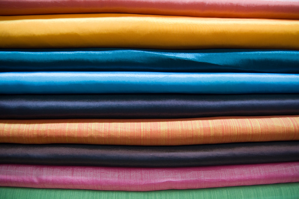 Choix colorés de tissu
 - Photo, image