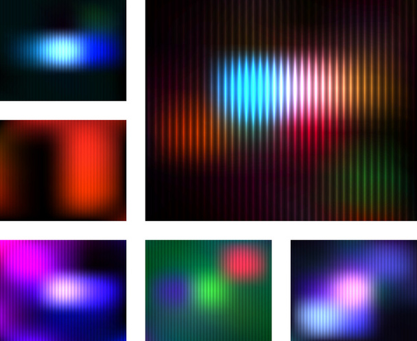 Abstract shiny trendy backgrounds set. - Vettoriali, immagini