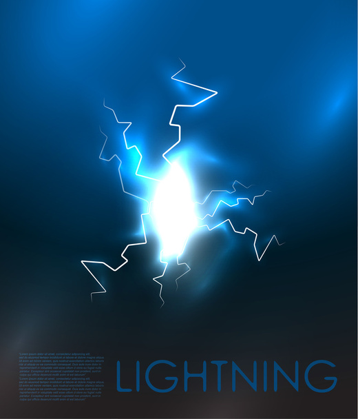 Vector abstract lighning background - Vector, Image
