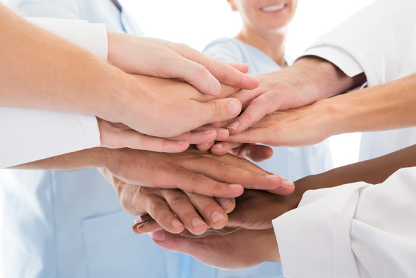 Medical Team Stacking Hands - Photo, Image