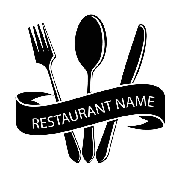 Restaurant logo decoration vector illustration - Wektor, obraz