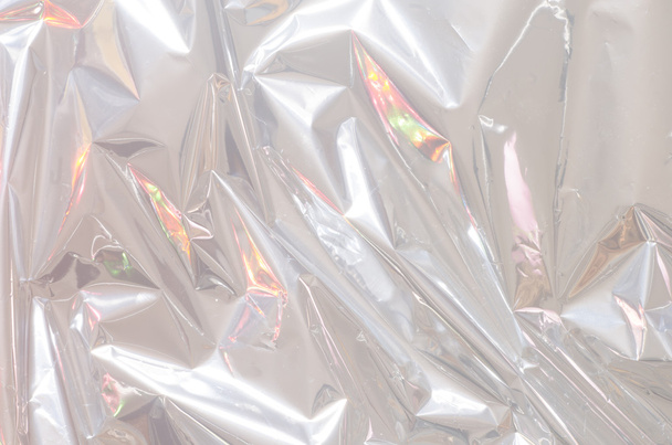silver foil background  - Foto, afbeelding