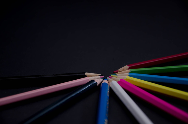 potlood kleur tekenen - Foto, afbeelding