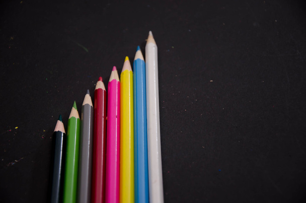 lápis escrever cor dwaring fundos
 - Foto, Imagem