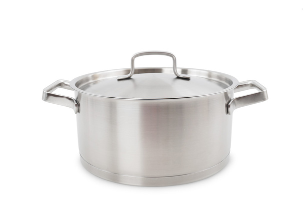 stainless steel kitchen casserole - Photo, Image