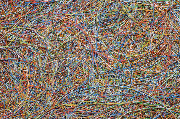 Angulo de alambres de colores
 - Foto, imagen