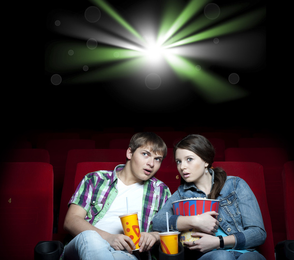 Couple in cinema - Fotó, kép