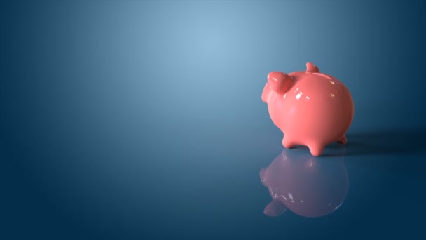Rotation Piggy bank - Imágenes, Vídeo