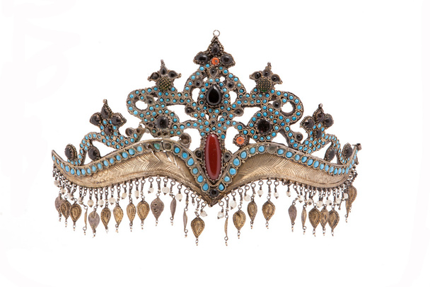 Collection de bijoux vintage nationaux et argentés, Bijoux nationaux kazakhs
 - Photo, image