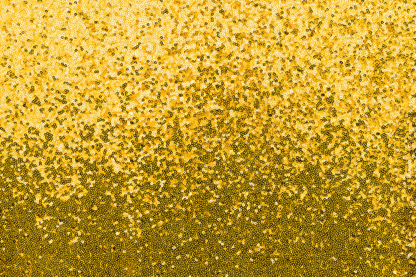 Gold sequined fabric - Photo, Image