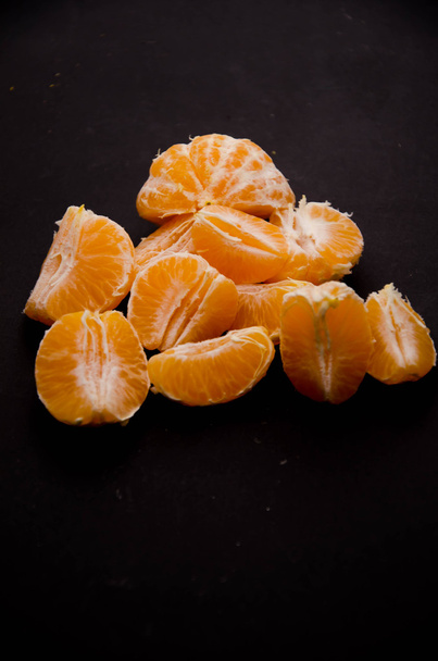 mandarin glass fruit - Photo, Image