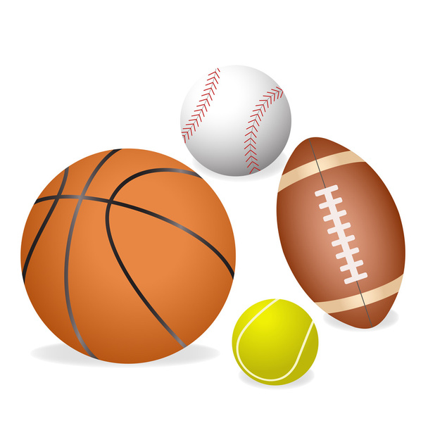 Sport balls - Vector, Image