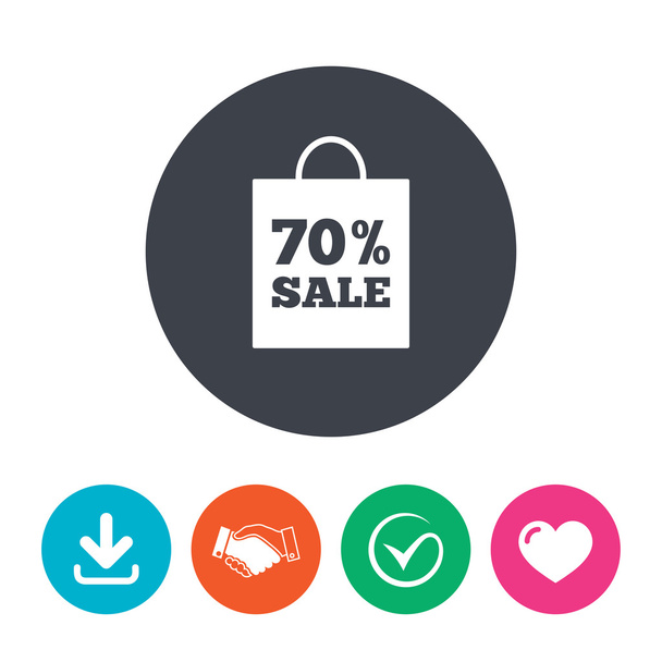 70 percent sale bag - Vecteur, image