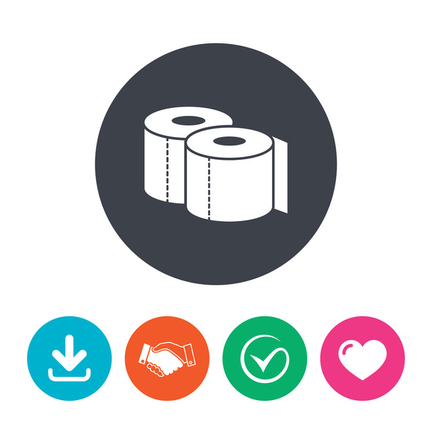 Toilet papers sign icon. - Vector, Image