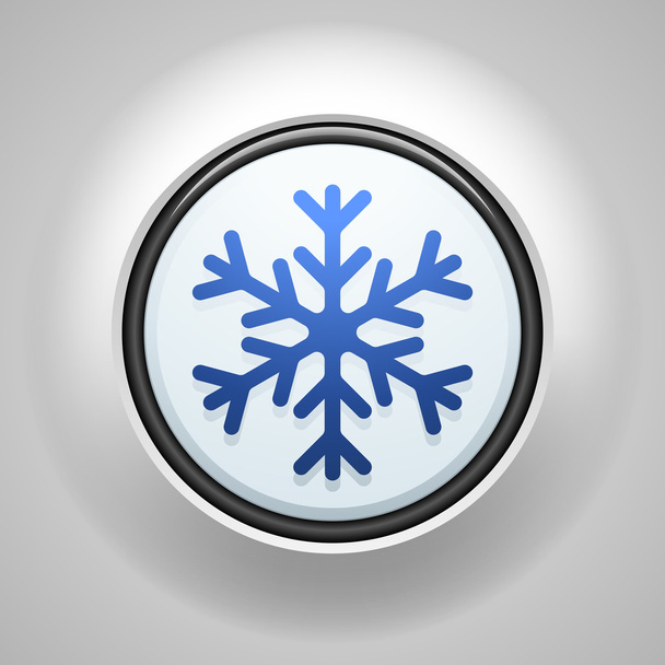 凍結ボタン記号アイコン - ベクター画像
