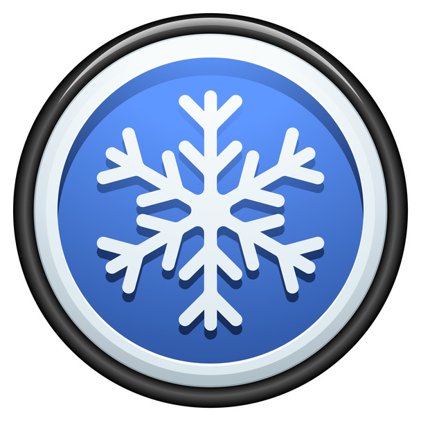 Freezing button sign icon - Vector, Image