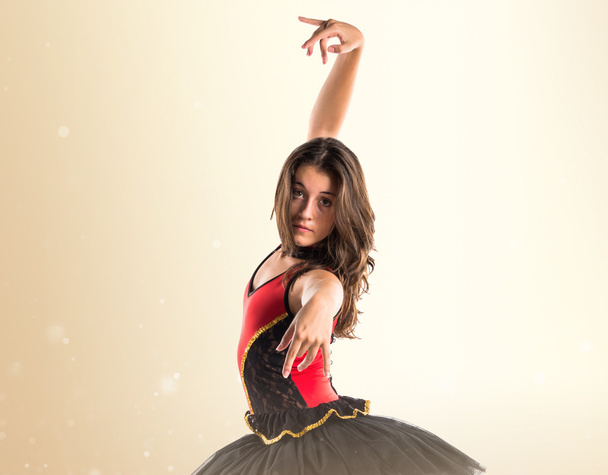 Gyönyörű lány balerina táncos - Fotó, kép