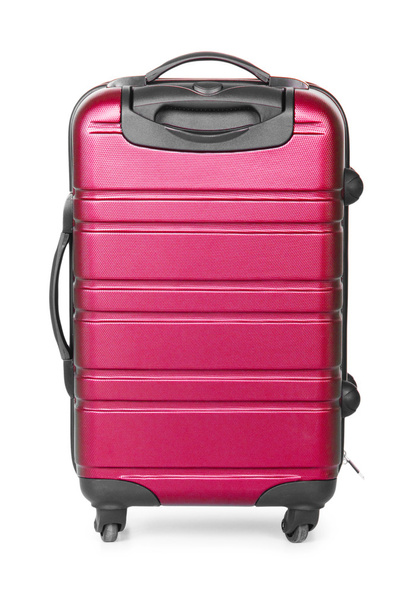 Luggage concept with case on the white - Zdjęcie, obraz