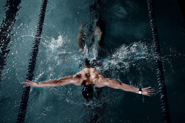 Swimmer in swimming pool - Photo, Image