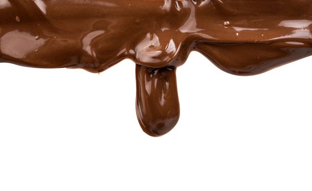Schokoladenfluss isoliert - Foto, Bild