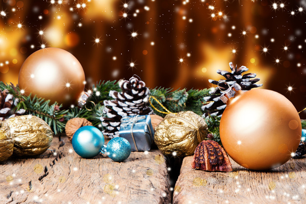 karácsonyi dekoráció, Holiday koncepció - Fotó, kép