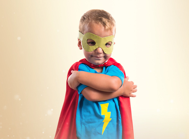 Kid dressed like superhero - Photo, image