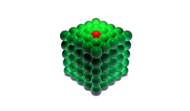 Cubo de esferas
 - Foto, imagen