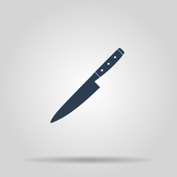 knife icon. Flat - Vector, imagen