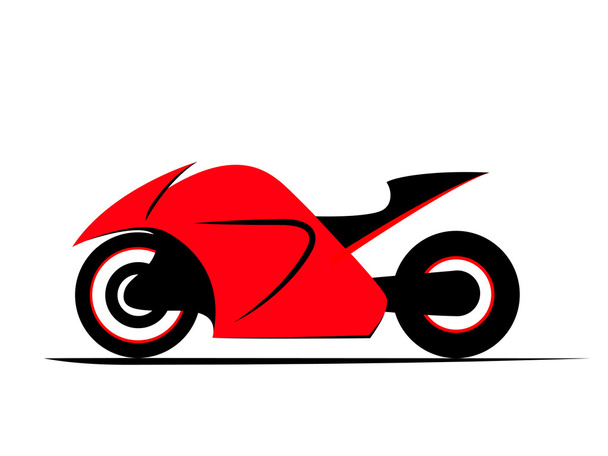 Moto deportivo Moto
 - Vector, imagen