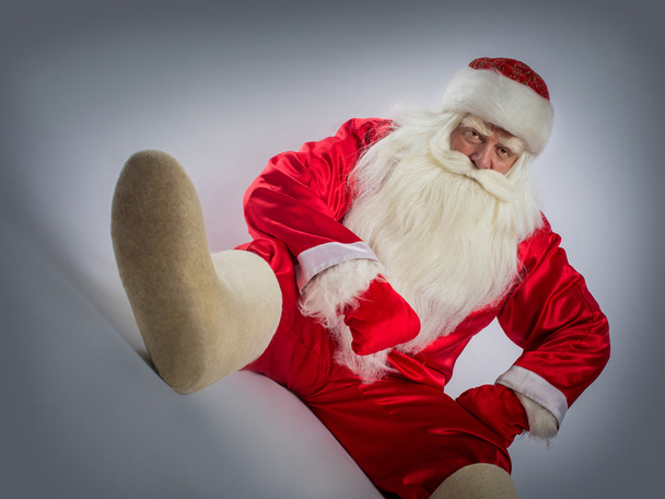 El cansado Santa Claus
 - Foto, imagen