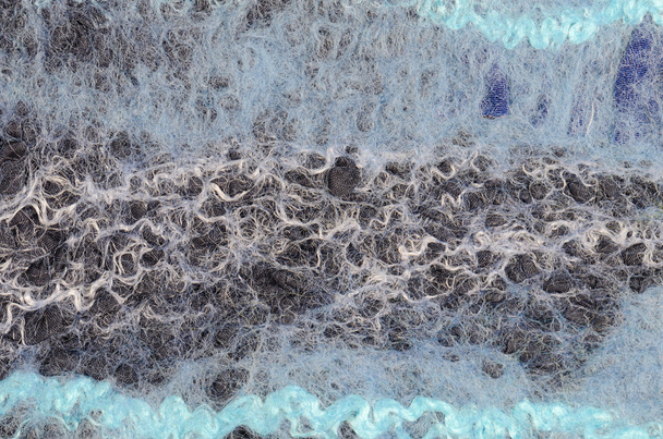 close up blauer Schal Hintergrund - Foto, Bild