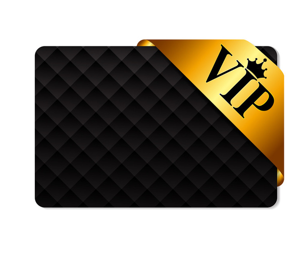 Cinta VIP en la tarjeta
 - Vector, imagen