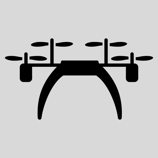 Quadcopter Flat Icon - Vettoriali, immagini